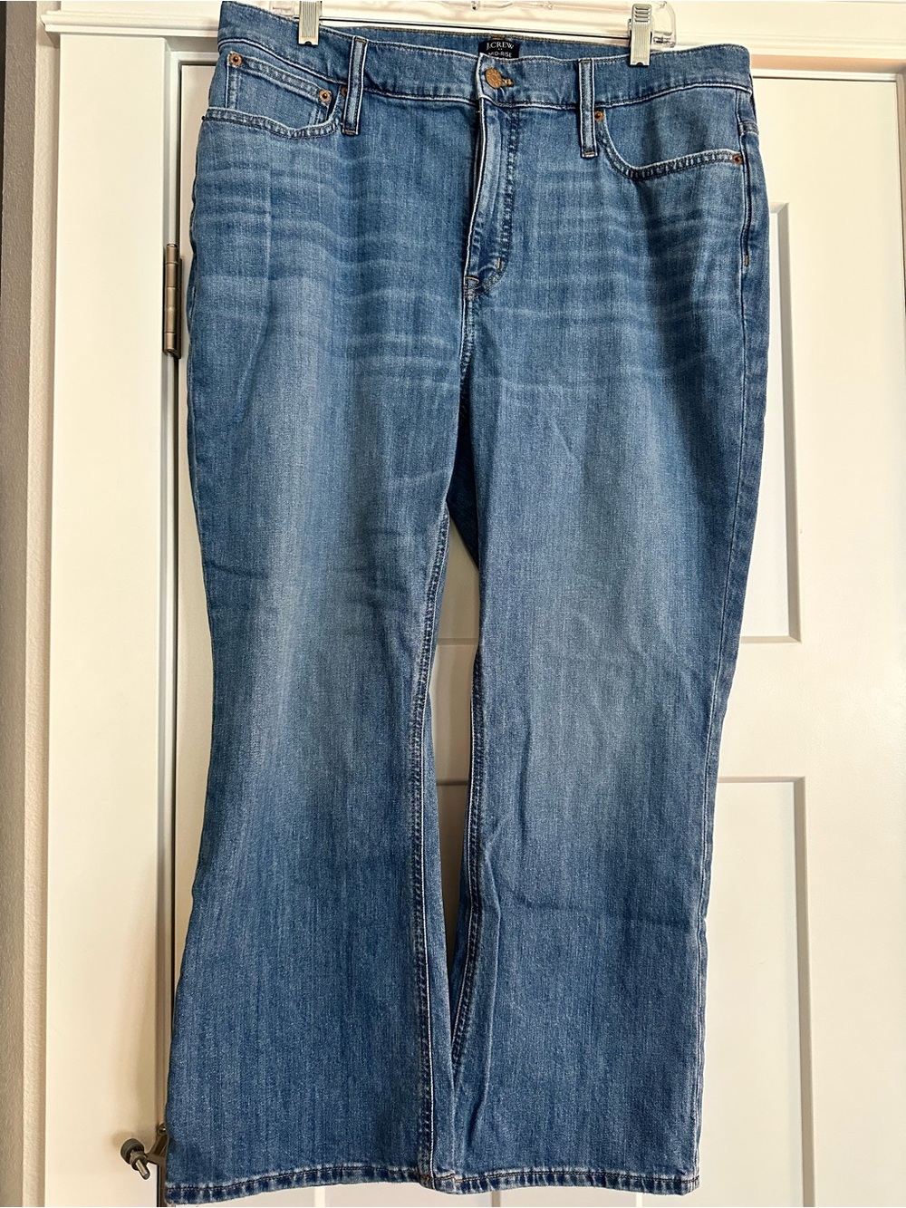 J.Crew Mid-Rise Flare Crop Jeans – Size 33